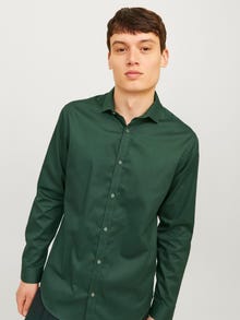 Jack & Jones Slim Fit Dress shirt -Darkest Spruce - 12201905