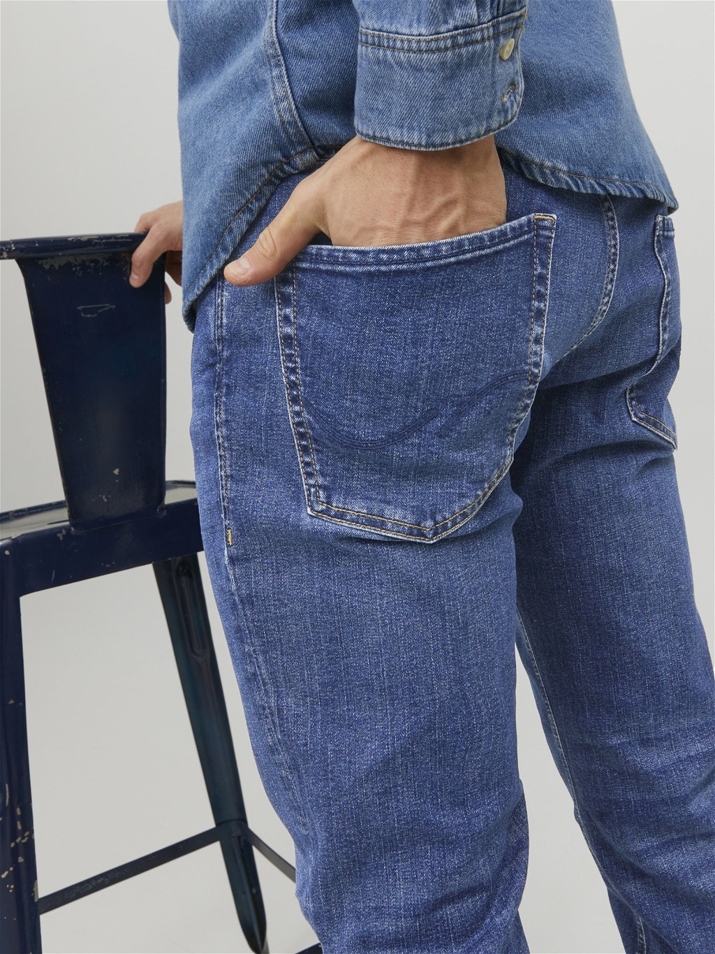 talento Invertir editorial Clark Original JOS 501 Jeans regular fit | Medium Blue | Jack & Jones®