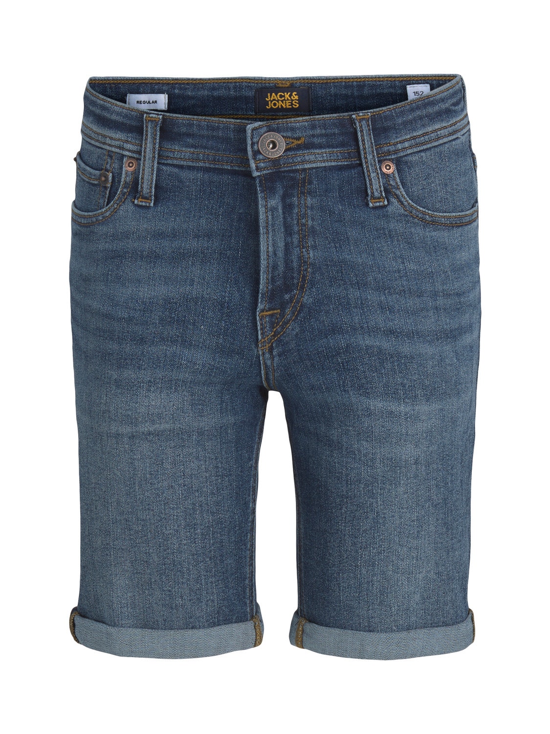 Jack & Jones Regular Fit Denim shorts For boys -Blue Denim - 12202234
