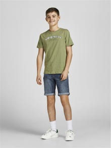 Jack & Jones Regular Fit Denim shorts For boys -Blue Denim - 12202234