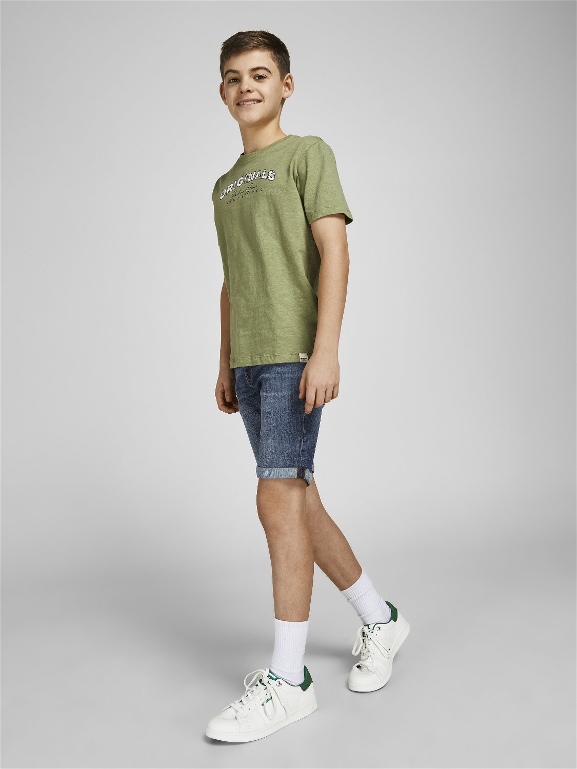 Jack & Jones Regular Fit Džinsiniai šortai For boys -Blue Denim - 12202234