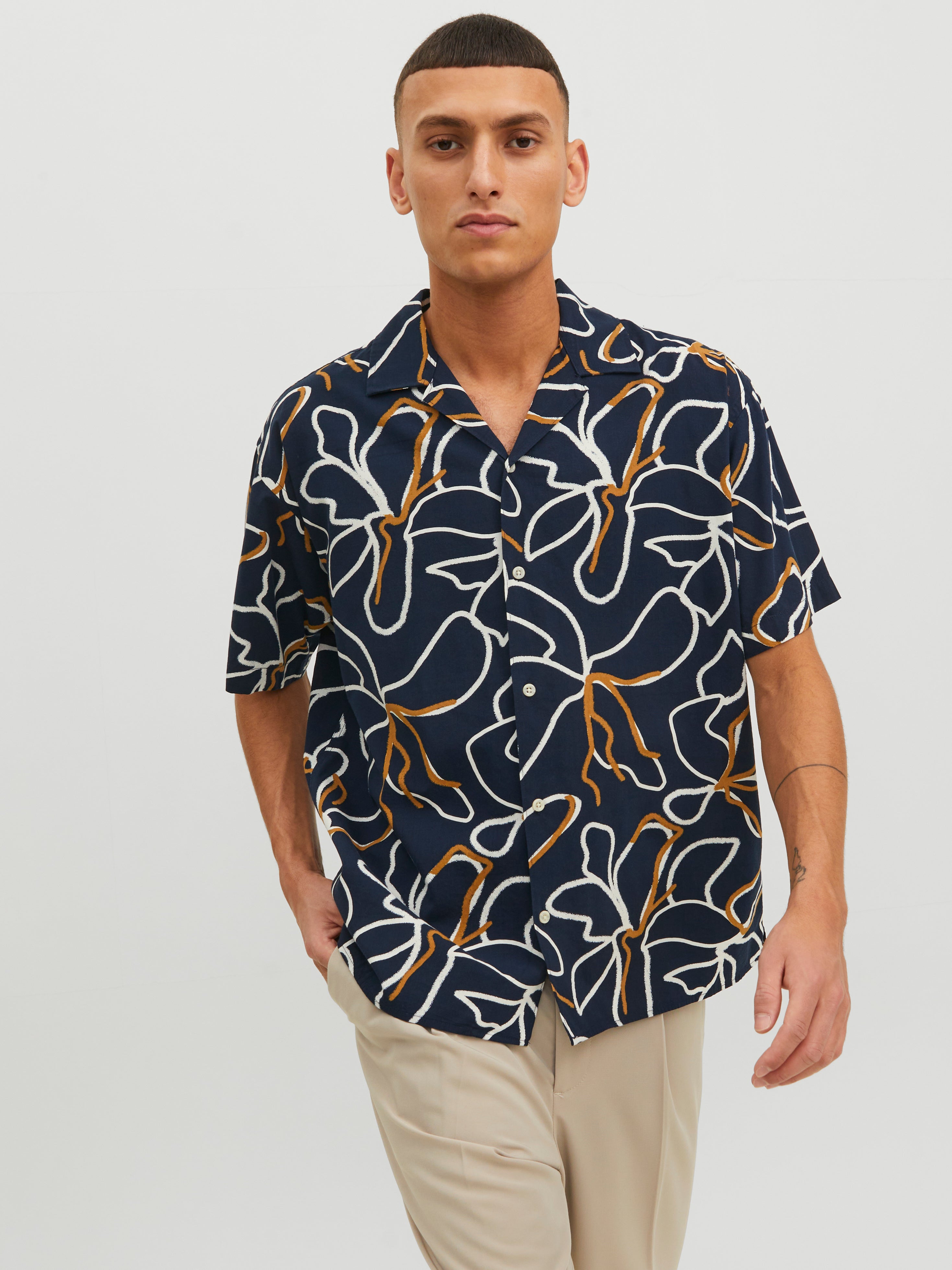 Chemise À Boutons Regular Fit - Jack & Jones - Modalova