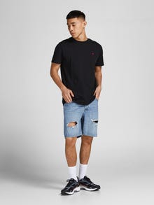 Jack & Jones Relaxed Fit Farmer rövidnadrág -Blue Denim - 12202287