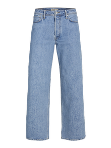 Jack & Jones JJIEDDIE JJORIGINAL SBD 911 NOOS Laisvo kirpimo džinsai -Blue Denim - 12202489