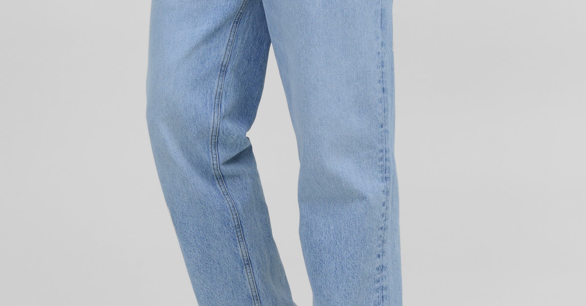 JACK & JONES Jeans da Uomo Baggy Fit JJIALEX Jjoriginal SQ 067 Noos Baggy Fit Jeans, Grigio Denim., 31 W/32 L