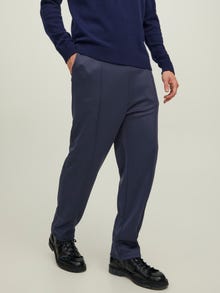 Jack & Jones Wide Fit Joggers -Navy Blazer - 12202584