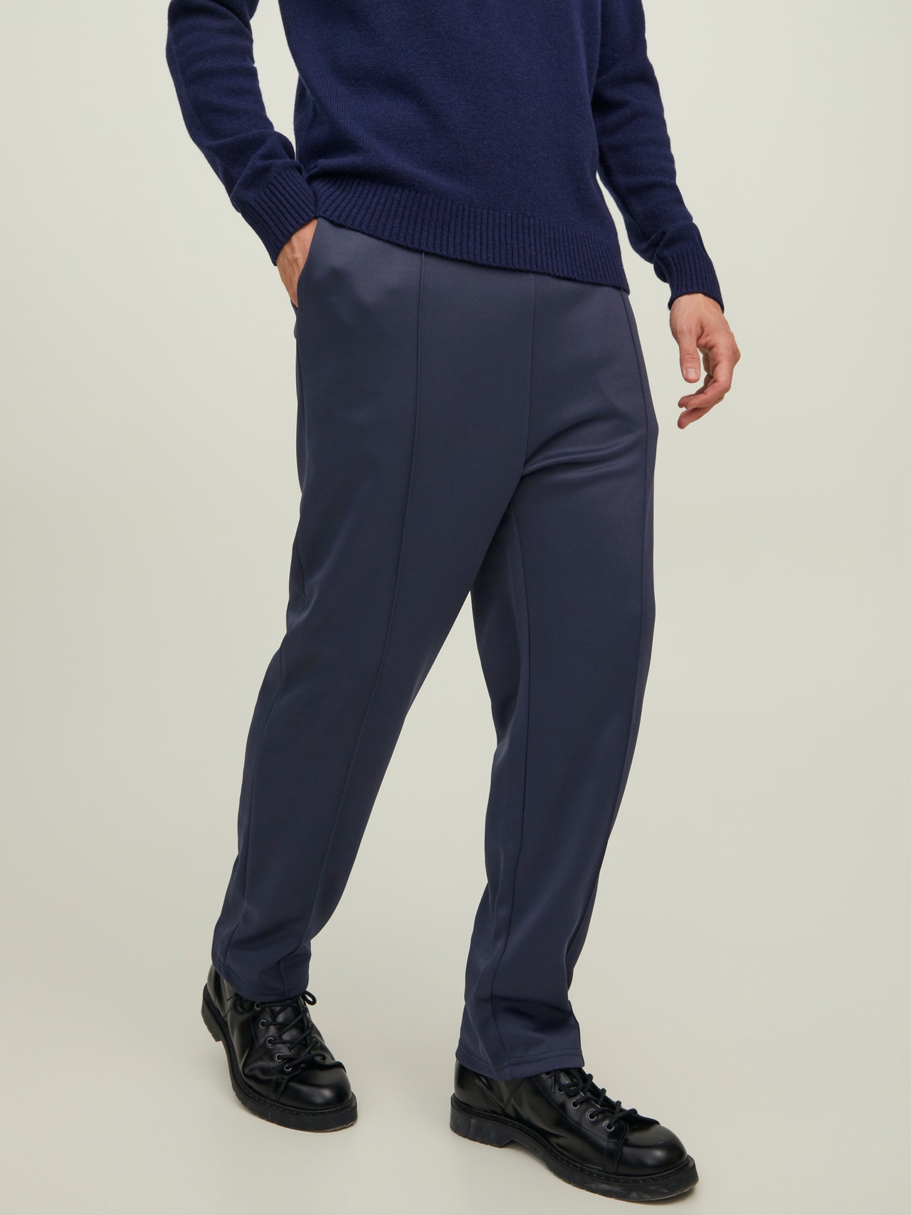 Jack & Jones Wide Fit Sweatpants -Navy Blazer - 12202584