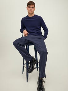 Jack & Jones Wide Fit Sweatpants -Navy Blazer - 12202584