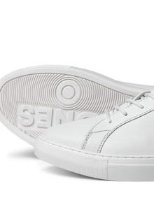 Jack & Jones Leder Sneaker -Bright White - 12202588
