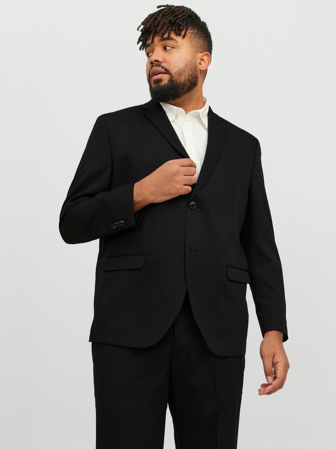 Plus size black blazer best sale