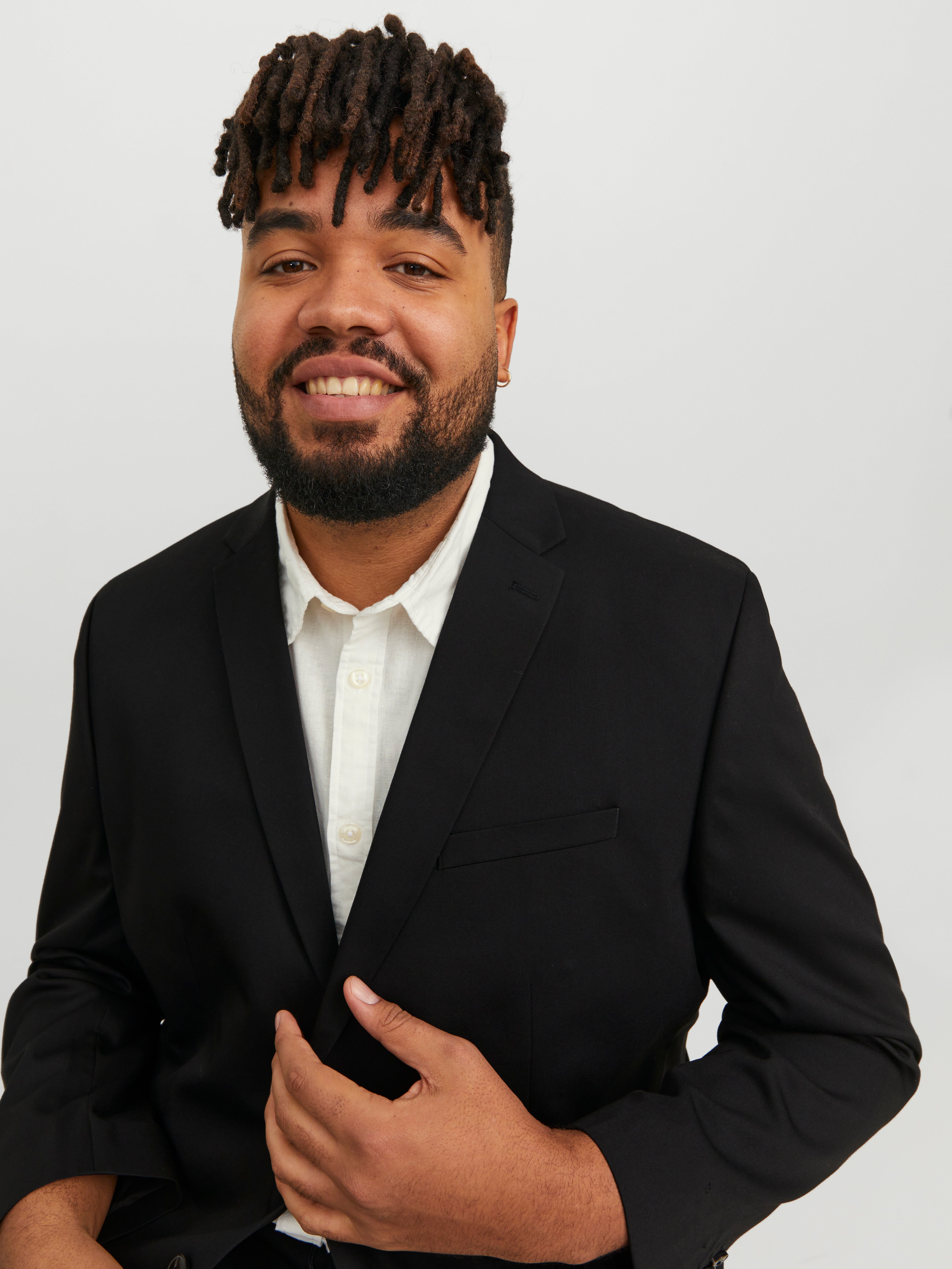 Jack & Jones Plus Size Slim Fit Blazer - 12202681