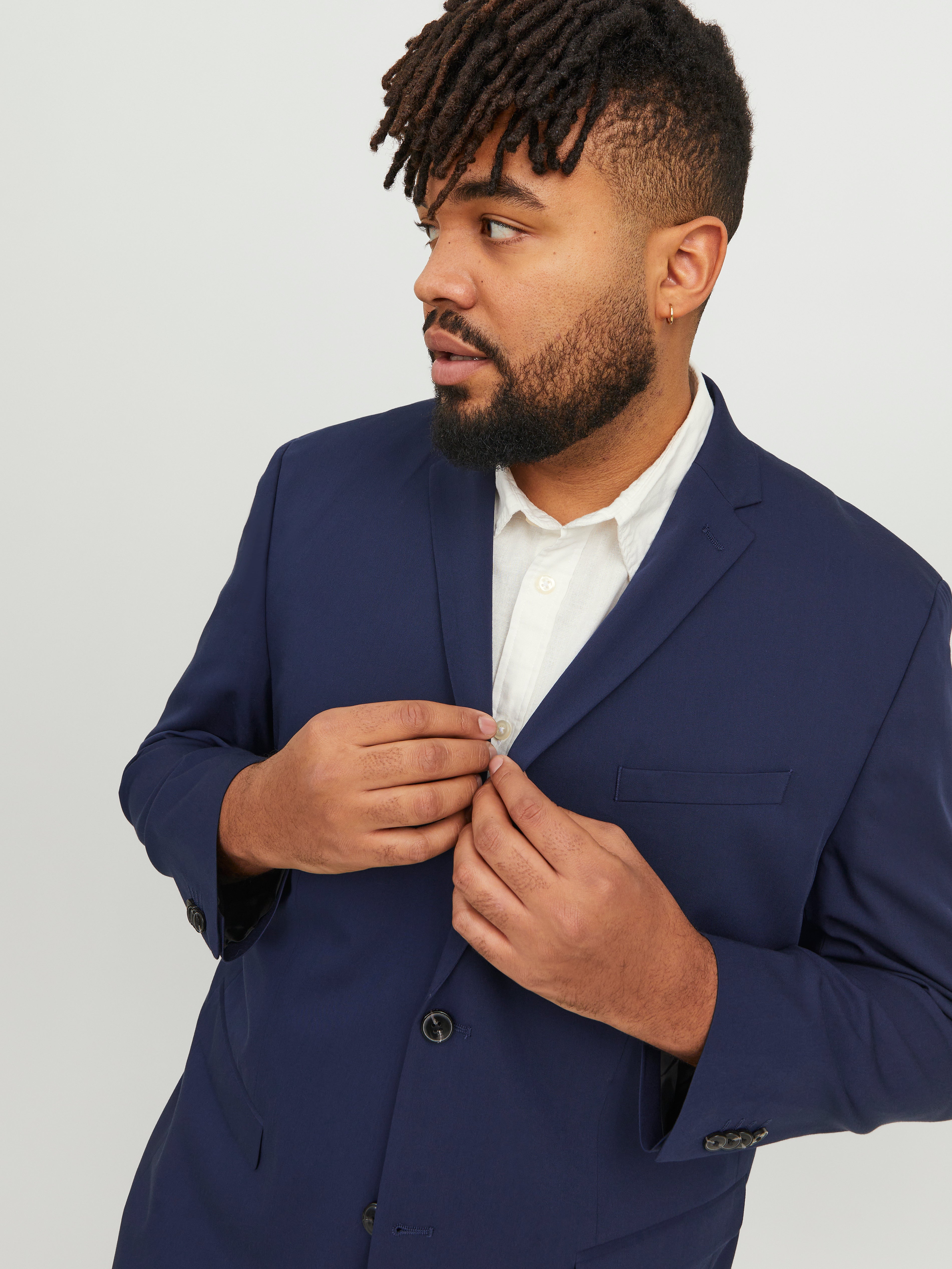 Jack & Jones Plus Size Slim Fit Blazer - 12202681
