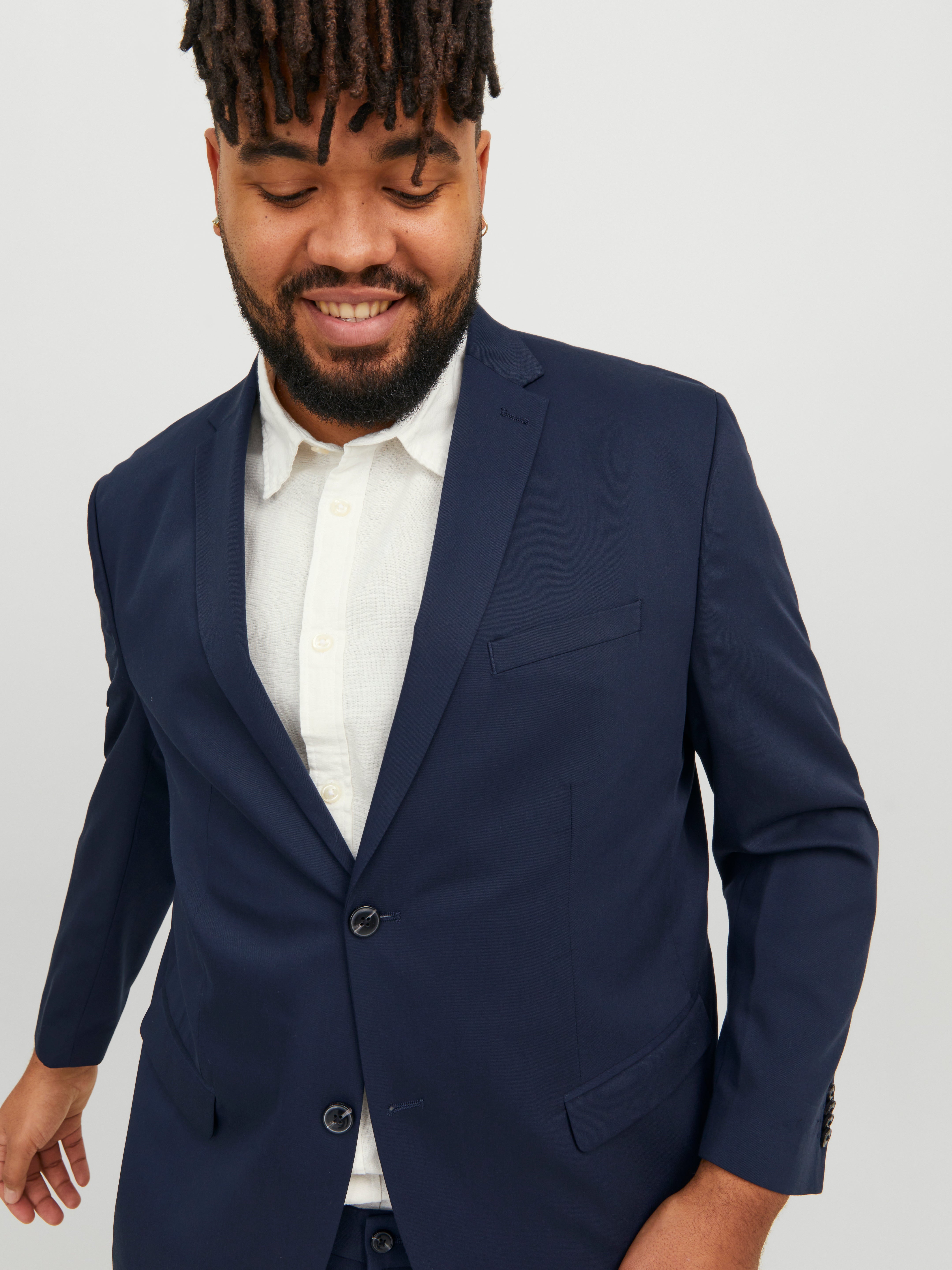 Jack & Jones Plus Size Slim Fit Blazer - 12202681