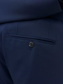 Jack & Jones Μεγάλο μέγεθος Λεπτή εφαρμογή Παντελόνι κατά παραγγελία -Dark Navy - 12202684