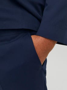 Jack & Jones Plus Size Slim Fit Tailored Trousers -Dark Navy - 12202684