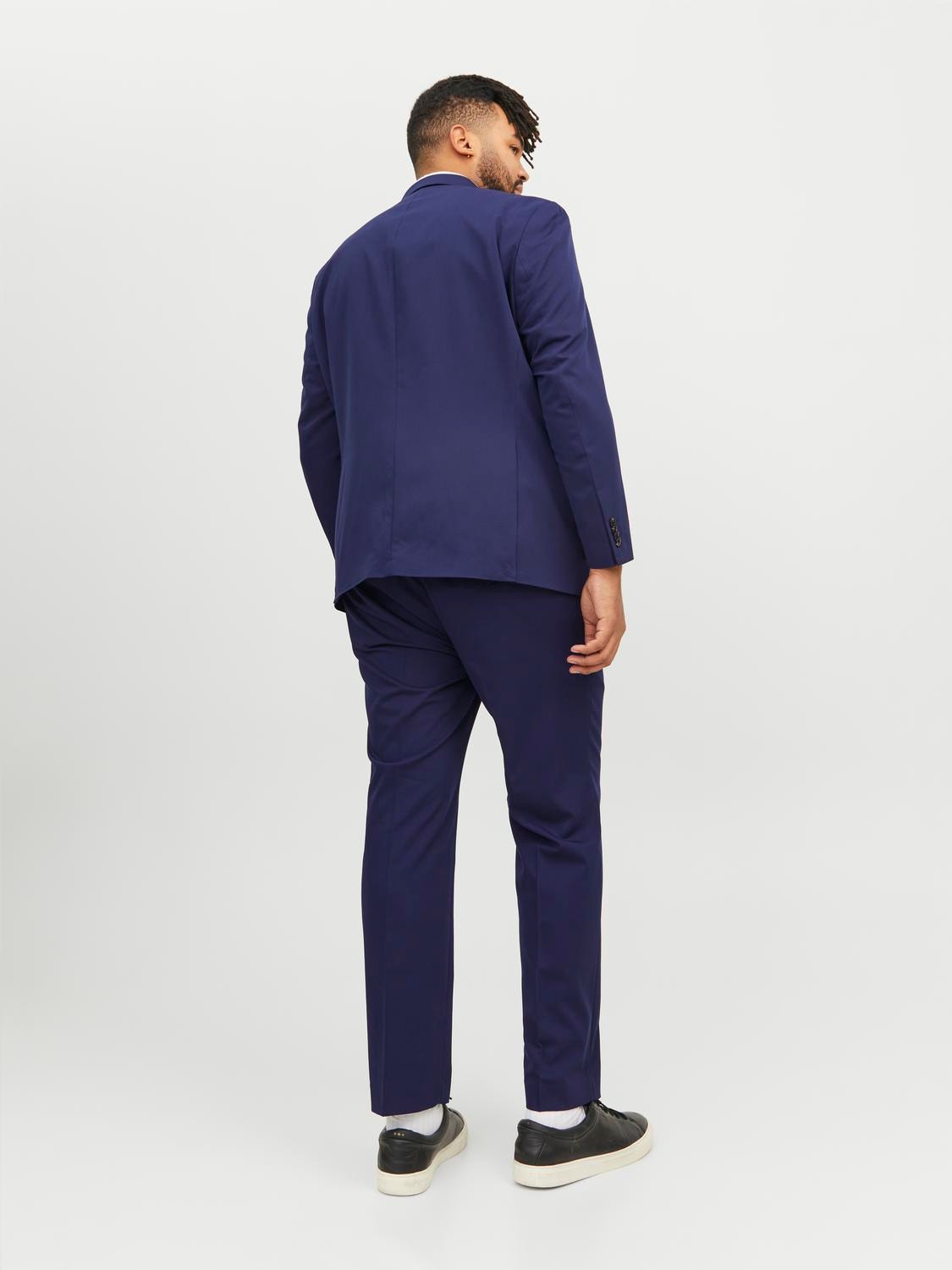 Jack & Jones Plus Size Slim Fit Eleganckie spodnie -Medieval Blue - 12202684