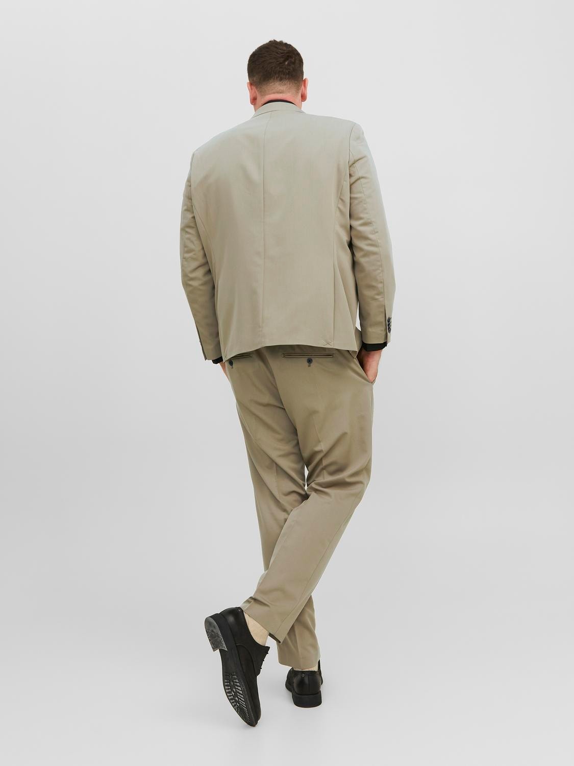 Jack & Jones Plus Size Pantalons de tailleur Slim Fit -Covert Green - 12202684