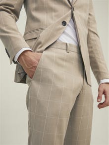 Jack & Jones JPRFRANCO Slim Fit Tailored bukser -Curds & Whey - 12202798