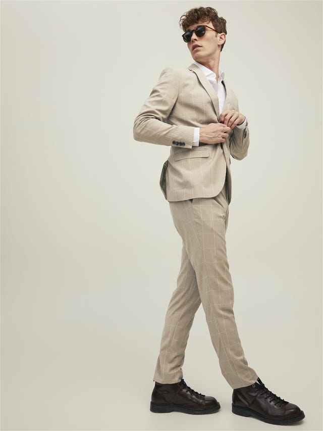 Jack & Jones JPRFRANCO Slim Fit Tailored Trousers - 12202798