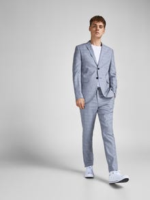 Jack & Jones JPRFRANCO Slim Fit Tailored Trousers -Ashley Blue - 12202798