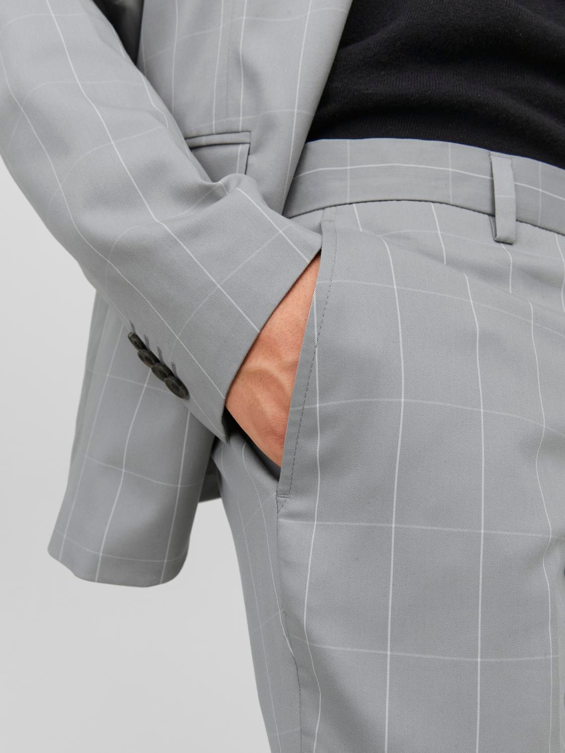Jack & Jones JPRFRANCO Slim Fit Tailored bukser -Light Gray - 12202798