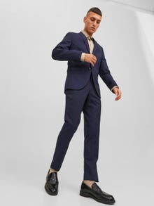 Jack & Jones JPRFRANCO Slim Fit Tailored Trousers -Perfect Navy - 12202798