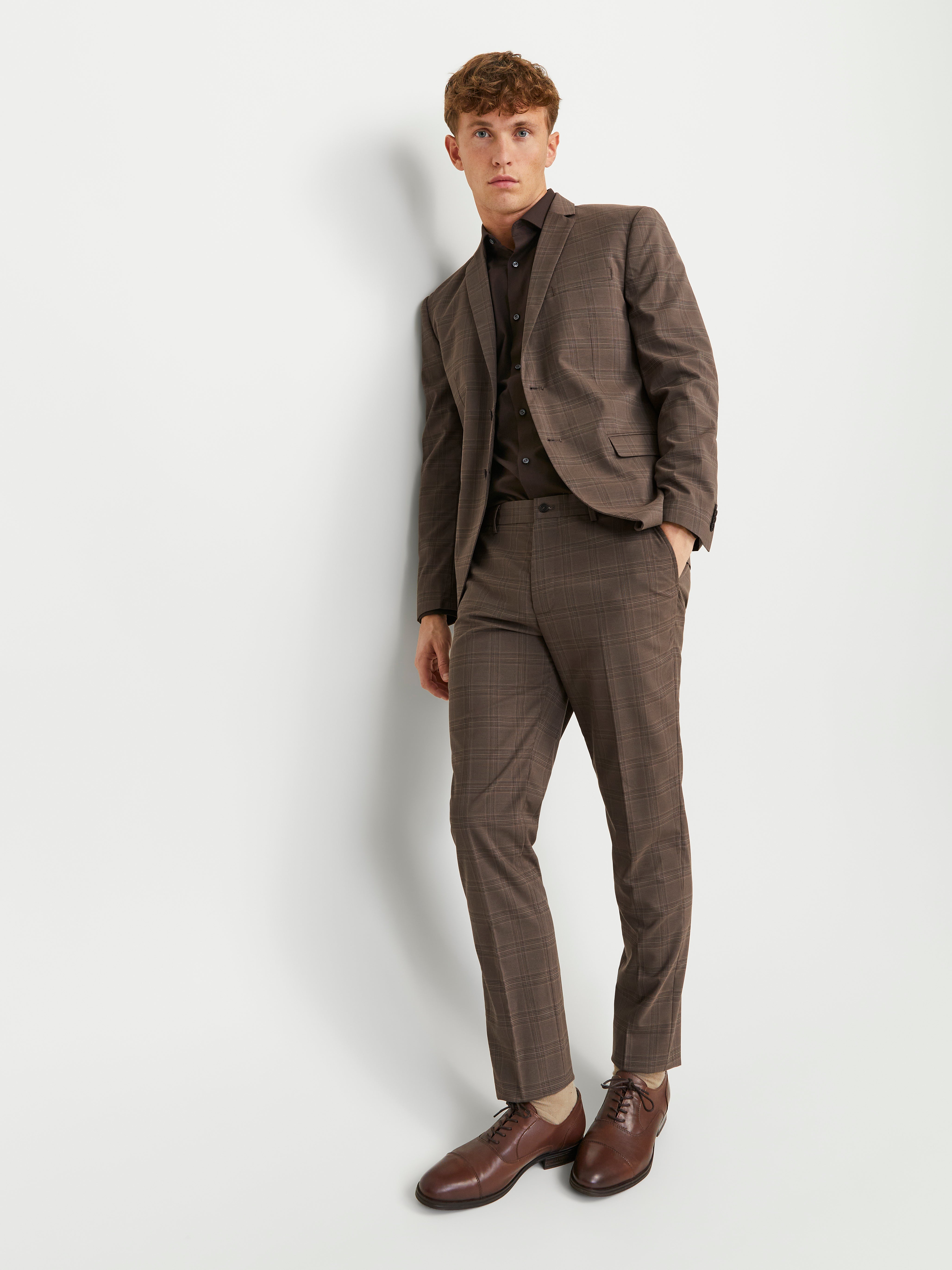 Jack & Jones JPRFRANCO Slim Fit Tailored Trousers - 12202798