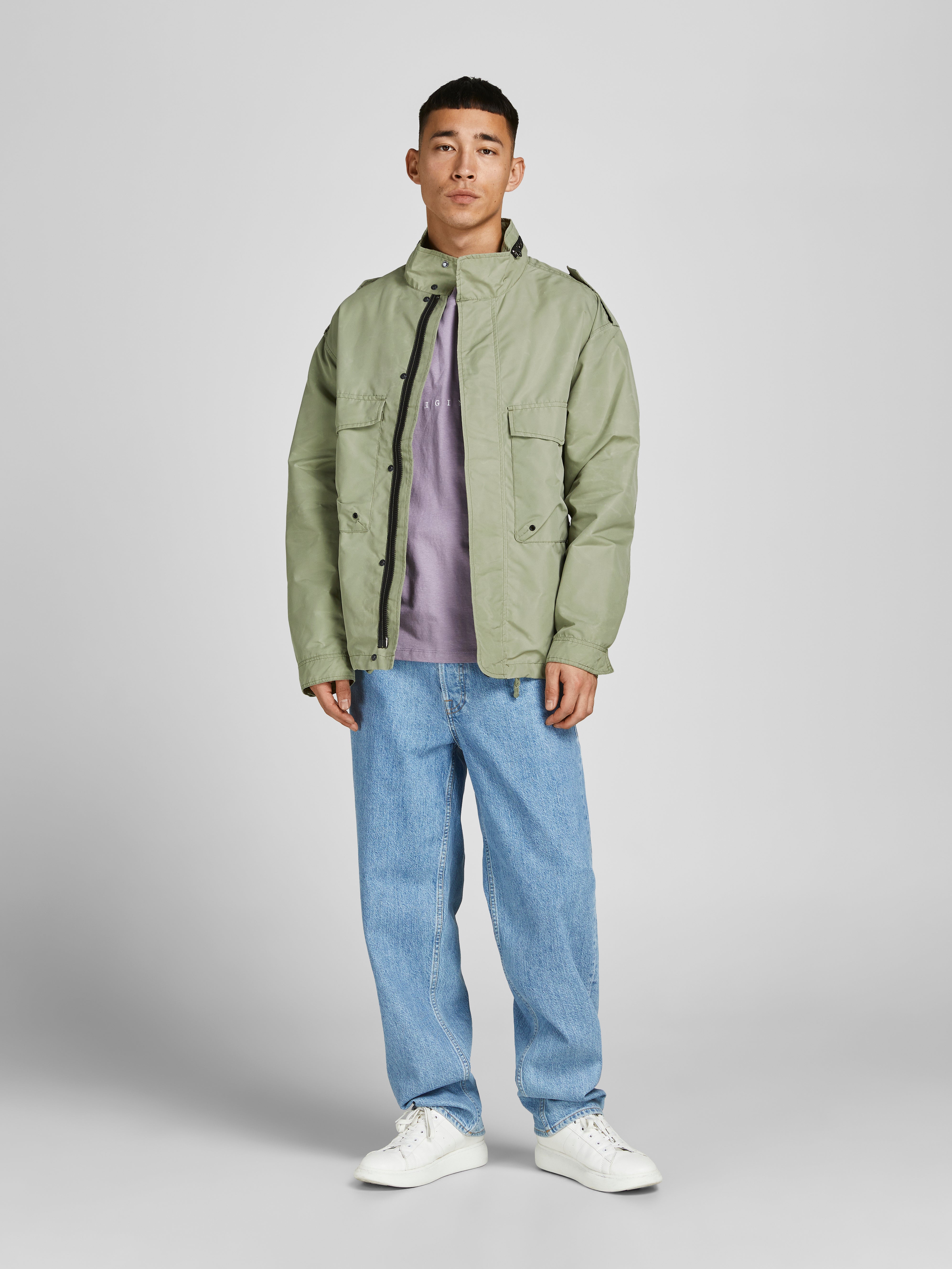 Jack \u0026 Jones Field Jacket - Men - Green - Size XXL