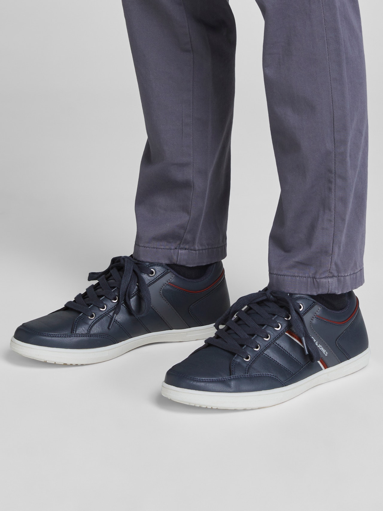 Jack & Jones Polyester Sneakers -Navy Blazer - 12203489