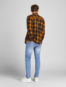 Jack & Jones JJIGLENN JJORIGINAL SQ 030 NOOS Priglundantys džinsai -Blue Denim - 12203510