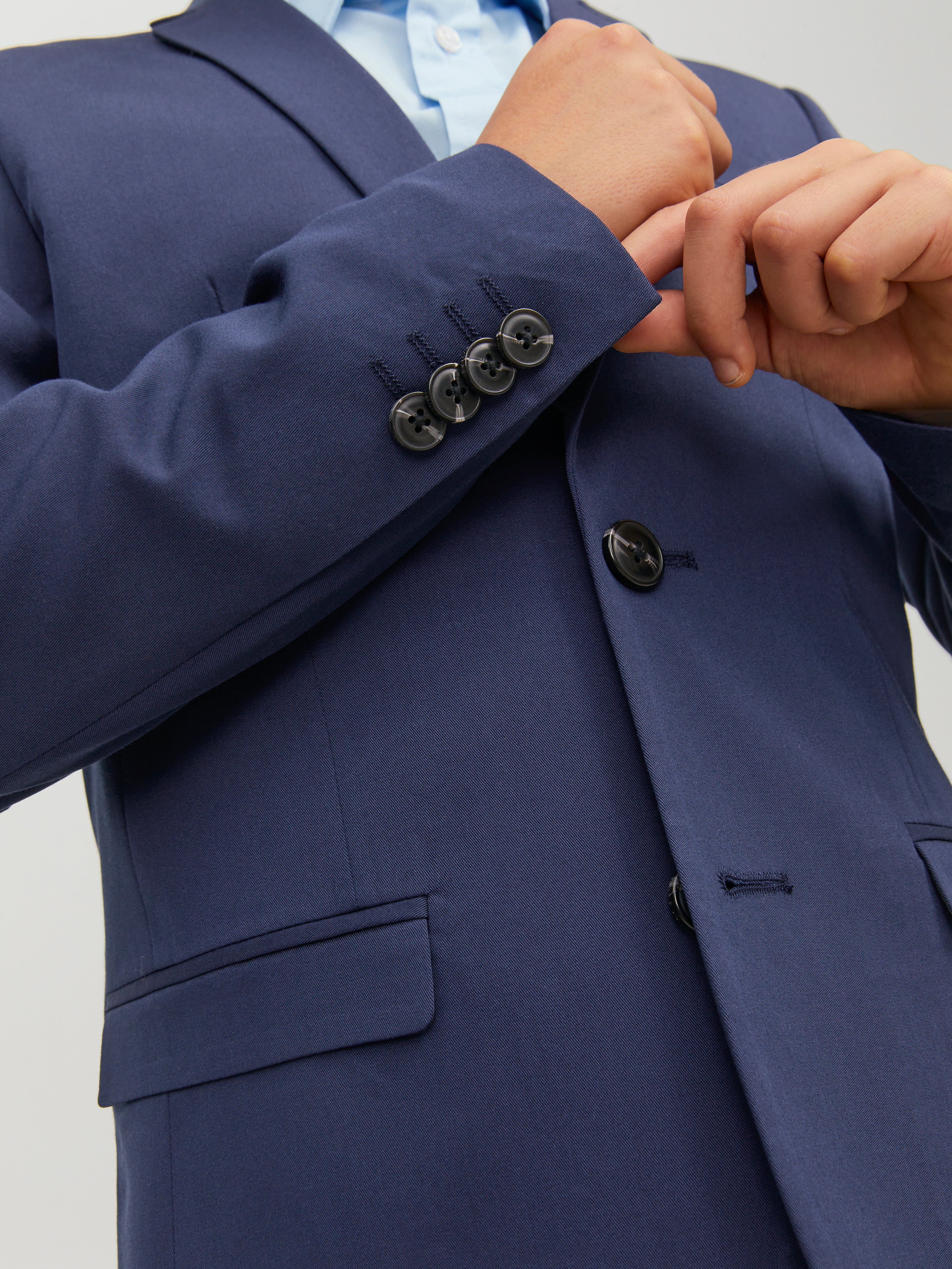 JACK & JONES Jprsolar Noos Jnr blazer voor jongens, medieval blue, 152