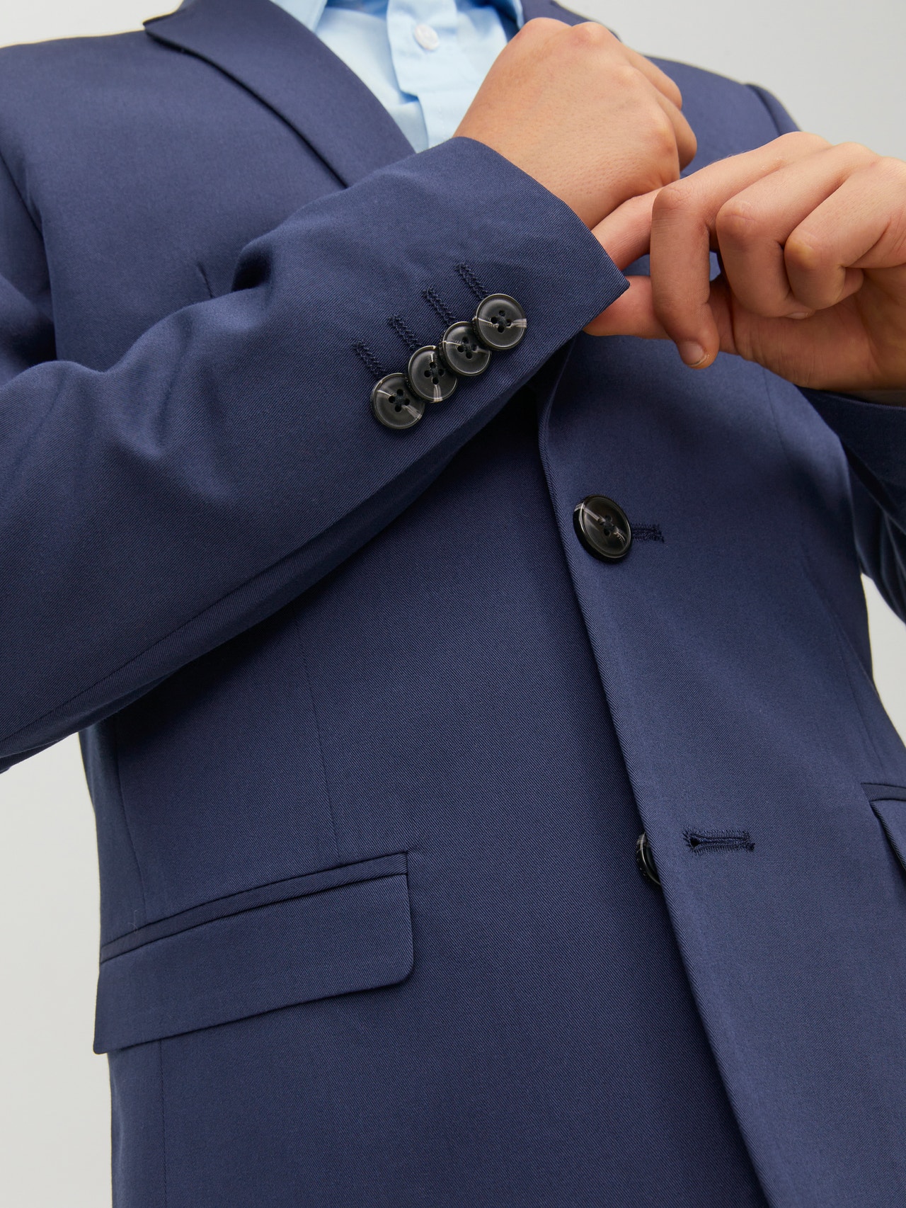 JACK & JONES Jprsolar Noos Jnr blazer voor jongens, medieval blue, 152 JACK & JONES Jprsolar Noos Jnr blazer voor jongens, medieval blue, 152
