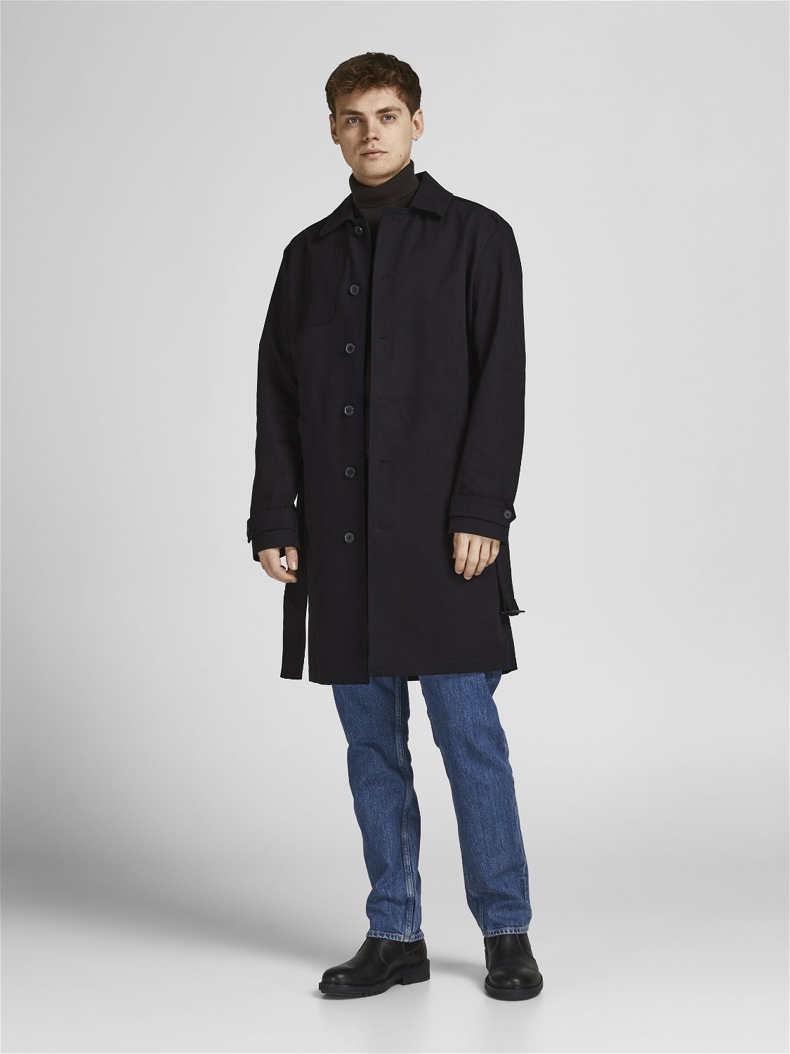 Jack jones 2024 black coat