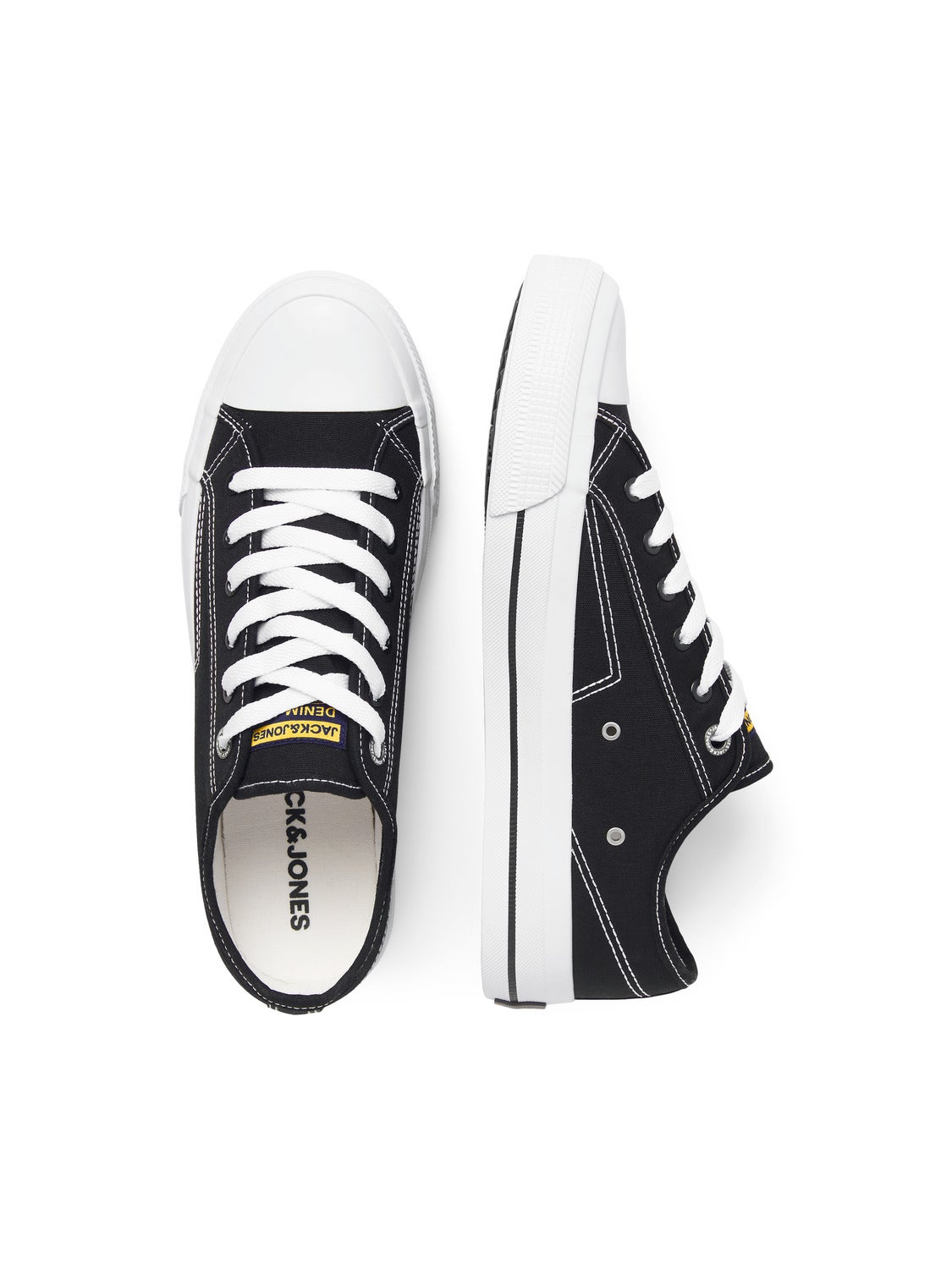 Canvas Sneakers Black Jack Jones