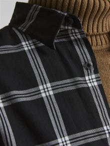 Jack & Jones Slim Fit Rutete skjorte -Black - 12203693