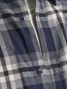 Jack & Jones Camisa de Xadrez Slim Fit -Navy Blazer - 12203693