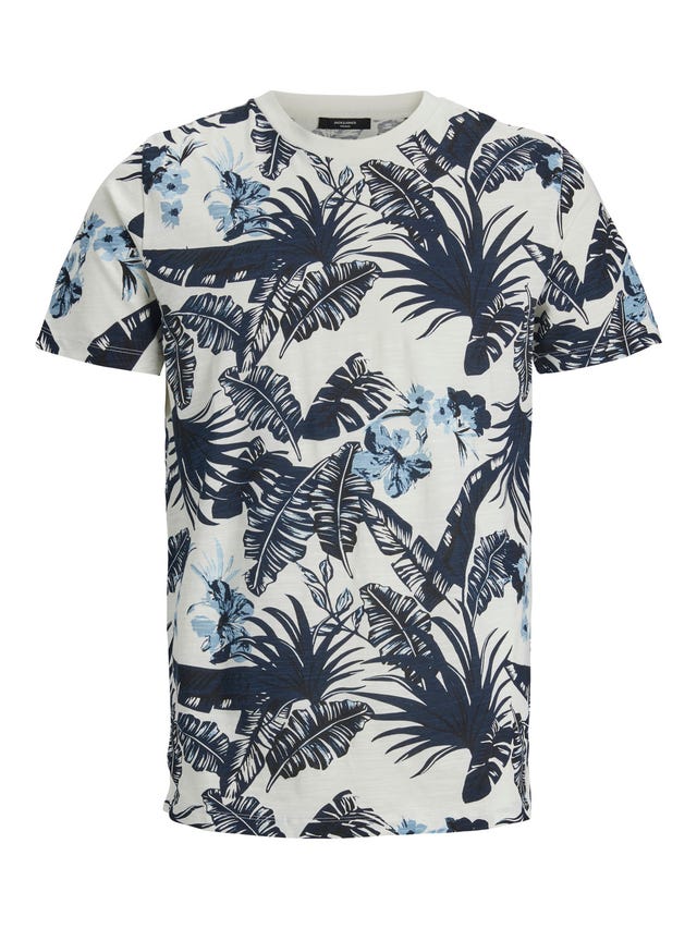 Jack & Jones Tropical Crew Neck T-shirt - 12203764