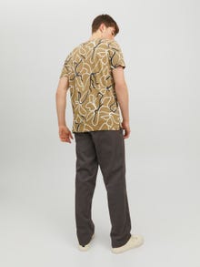 Jack & Jones T-shirt Tropical Col rond -Covert Green - 12203764