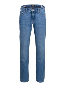Jack & Jones JJICLARK JJORIGINAL AKM 023 NOOS JNR Klasikinio kirpimo džinsai Jaunimui -Blue Denim - 12204020