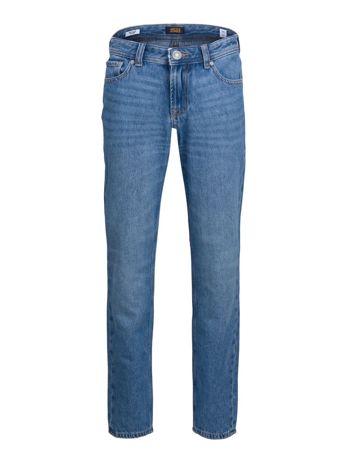 Jean Jack & Jones JJICLARK - Coupe Regular | 93% Coton 2% Élasthanne | Taille Mi-Haute