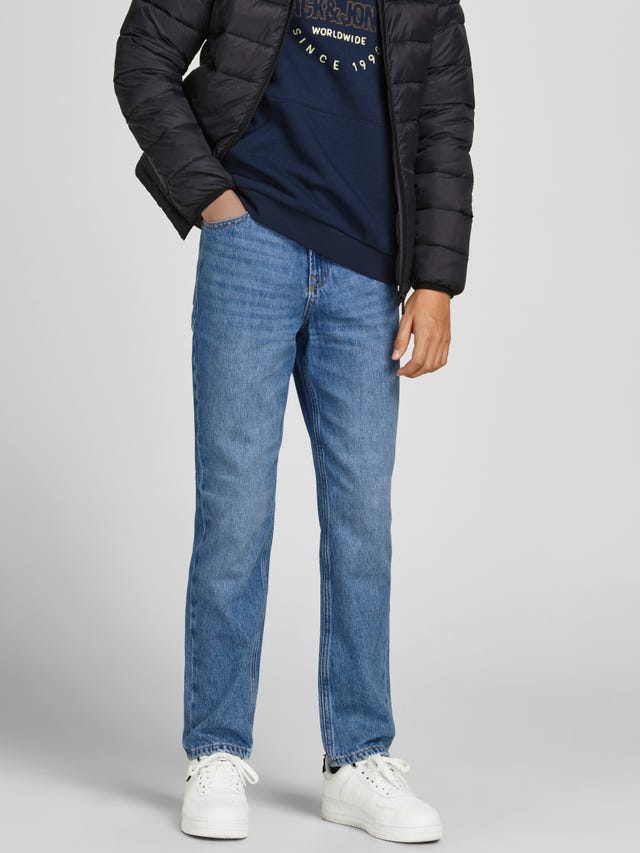 JACK & JONES Junior Jeans Relaxed Fit - Vita Media, 100% Cotone, Per Ragazzi - Foto 5