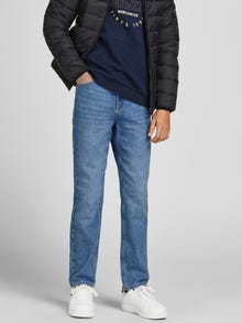 Jack & Jones JJICLARK JJORIGINAL AKM 023 NOOS JNR Klasikinio kirpimo džinsai Jaunimui -Blue Denim - 12204020