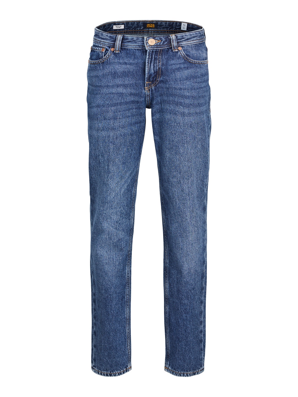 Jack & Jones JJICLARK JJORIGINAL NA 123 Regular fit Jeans Voor jongens -Blue Denim - 12204021