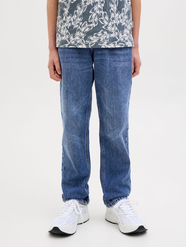 JACK & JONES Junior Jeans Relaxed Fit - Vita Media, 100% Cotone, Per Ragazzi - Foto 8