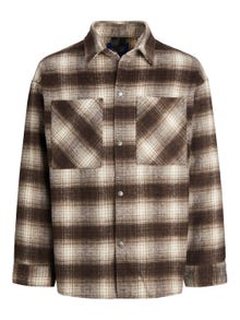 Jack & Jones Regular Fit Viršutiniai marškiniai -Seal Brown - 12204201