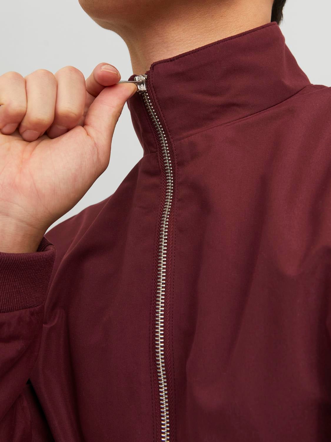 Jack and jones deals burgundy jacket