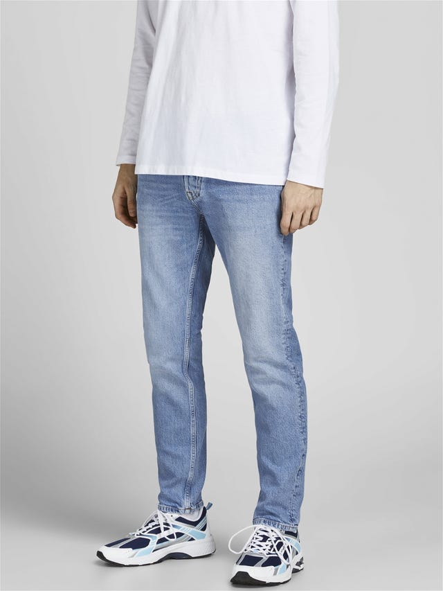 Jack & Jones JJITIM JJORIGINAL CJ 715 Slim Fit jeans mit geradem Bein - 12204315