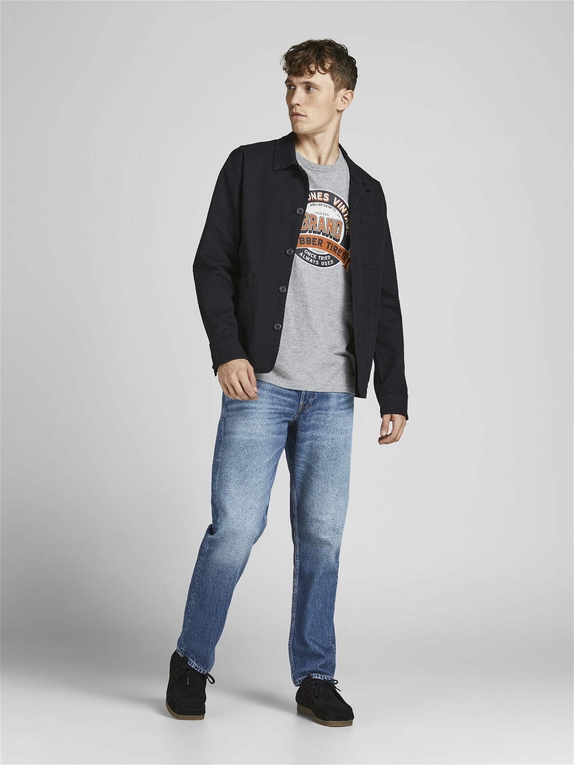 Jack & Jones JJICHRIS JJORIGINAL CJ 815 Jeans relaxed fit -Blue Denim - 12204321