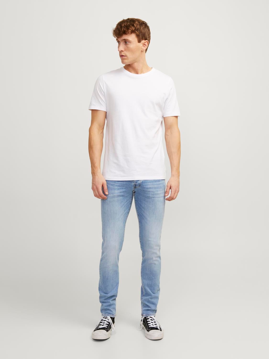 JJIGLENN JJICON JJ 957 50SPS Slim fit jeans | Medium Blue | Jack & Jones®