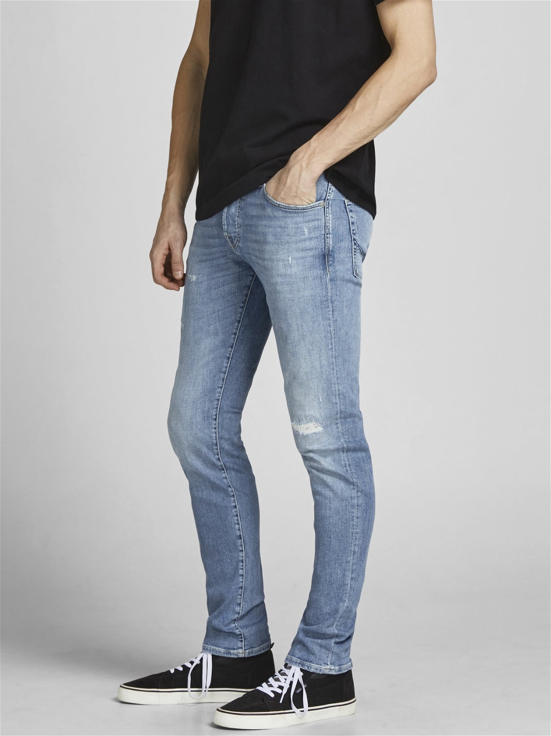 MEN FASHION Jeans Worn-in discount 57% Jack & Jones Jeggings & Skinny & Slim Blue 